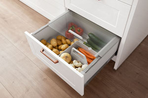 Pantry Box Sertar tip camara cu capac din plastic